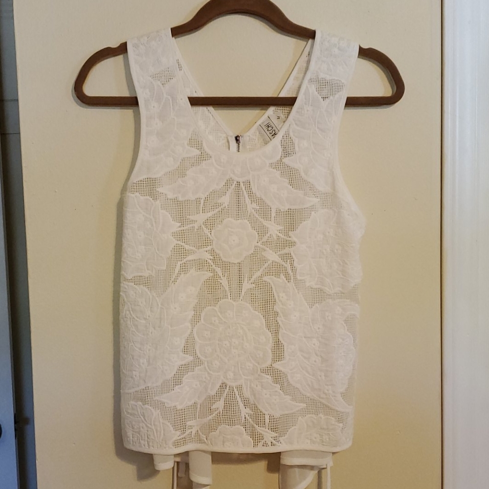 White summer top